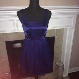 Purple skater dress